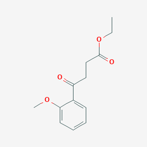molecular formula C13H16O4 B012186 Ethyl 4-(2-methoxyphenyl)-4-oxobutyrate CAS No. 103897-42-3