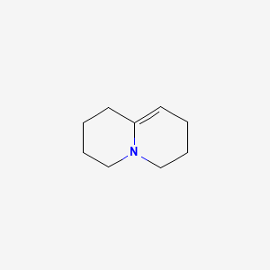 molecular formula C9H15N B1218600 9(10)-Dehydroquinolizidine CAS No. 6391-47-5