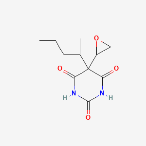 molecular formula C11H16N2O4 B1218605 1',2'-Epoxyvinylbital CAS No. 75319-56-1