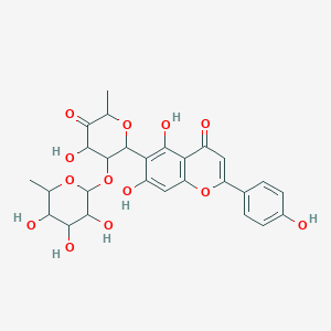 molecular formula C27H28O13 B1218606 Apimaysin CAS No. 74158-04-6