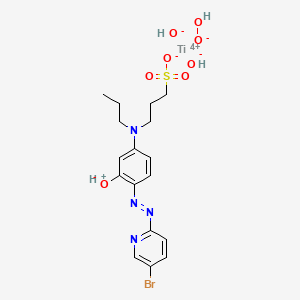 molecular formula C17H23BrN4O8STi B1218610 Ti-Paps CAS No. 95069-72-0