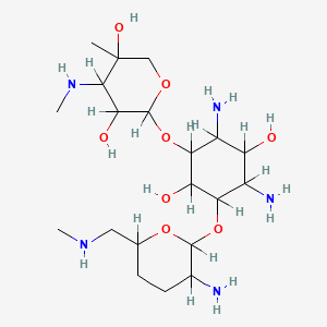 B1218612 2-Hydroxysagamicin CAS No. 77052-96-1