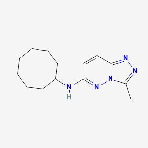 molecular formula C14H21N5 B12186159 N-cyclooctyl-3-methyl[1,2,4]triazolo[4,3-b]pyridazin-6-amine 