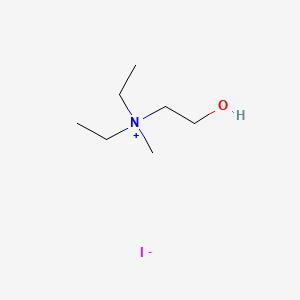 molecular formula C7H18INO B1218617 Diethyl(2-hydroxyethyl)methylammonium iodide CAS No. 1112-77-2