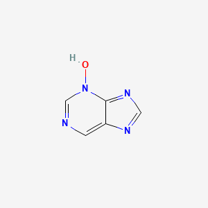 molecular formula C5H4N4O B1218620 Purine 3-oxide CAS No. 28199-55-5