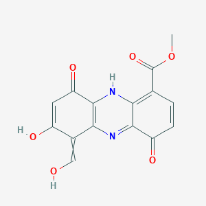 molecular formula C15H10N2O6 B1218622 Lomondomycin 