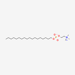 molecular formula C23H50NO4P B1218624 Octadecylphosphocholine CAS No. 65956-63-0