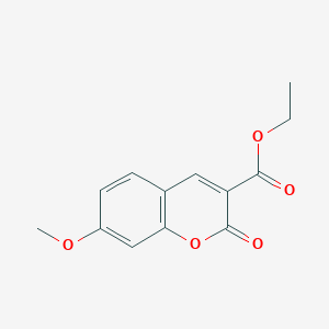 molecular formula C13H12O5 B1218627 ethyl 7-methoxy-2-oxo-2H-chromene-3-carboxylate CAS No. 6093-72-7