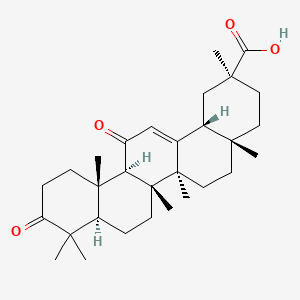 molecular formula C30H44O4 B1218648 3-Oxoglycyrrhetinic acid CAS No. 7020-50-0
