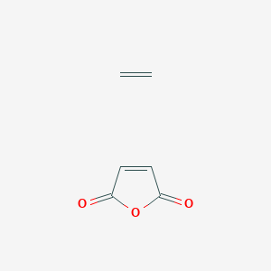 molecular formula C6H6O3 B1218653 2,5-Furandione, polymer with ethene CAS No. 9006-26-2