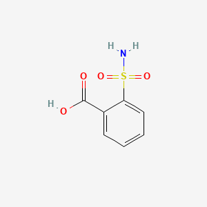 molecular formula C7H7NO4S B1218660 2-Sulfamoylbenzoic acid CAS No. 632-24-6