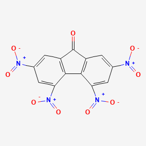 molecular formula C13H4N4O9 B1218661 2,4,5,7-Tetranitrofluoren-9-one CAS No. 746-53-2