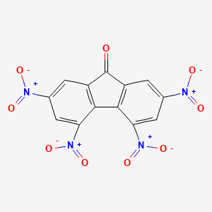 molecular formula C13H4N4O9 B1218661 9H-Fluoren-9-one, 2,4,5,7-tetranitro- CAS No. 746-53-2