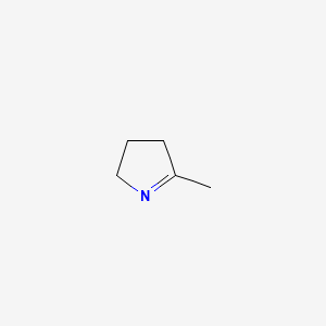 molecular formula C5H9N B1218662 2-Methyl-1-pyrroline CAS No. 872-32-2