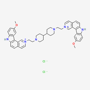 molecular formula C46H50Cl2N6O2 B1218663 Ditercalinium Chloride CAS No. 74517-42-3
