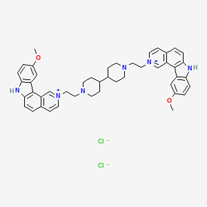molecular formula C46H50Cl2N6O2 B1218663 Ditercalinium chloride CAS No. 74517-42-3