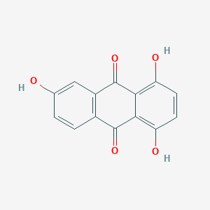 molecular formula C14H8O5 B1218673 1,4,6-Trihydroxyanthraquinone CAS No. 7475-11-8