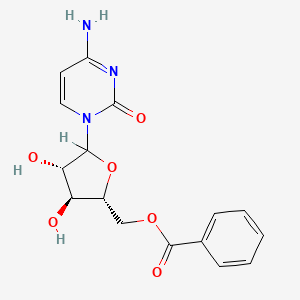 1-(5-O-Benzoylpentofuranosyl)-4-imino-1,4-dihydropyrimidin-2-ol
