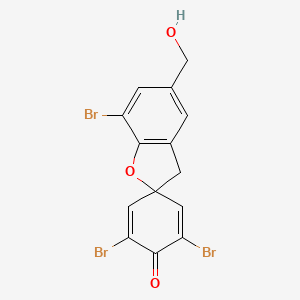 molecular formula C14H9Br3O3 B1218678 Thelepin CAS No. 52498-93-8