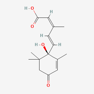 molecular formula C15H20O4 B1218682 Abscisic acid CAS No. 14398-53-9