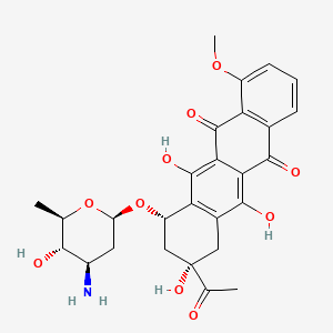 molecular formula C27H29NO10 B1218694 4'-Epidaunomycin CAS No. 75444-29-0
