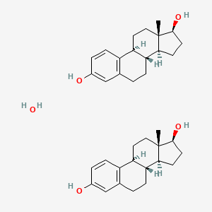 molecular formula C36H50O5 B1218696 Estradiol Hemihydrate CAS No. 35380-71-3