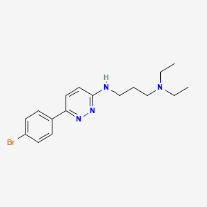 molecular formula C17H23BrN4 B12187009 N'-[6-(4-bromophenyl)pyridazin-3-yl]-N,N-diethylpropane-1,3-diamine 