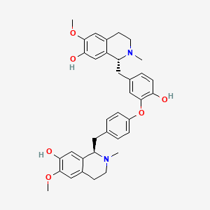 molecular formula C36H40N2O6 B1218701 Guattegaumerine CAS No. 21446-35-5