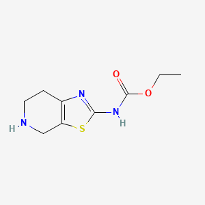 molecular formula C9H13N3O2S B12187035 Ethyl N-(4H,5H,6H,7H-[1,3]thiazolo[5,4-C]pyridin-2-YL)carbamate 