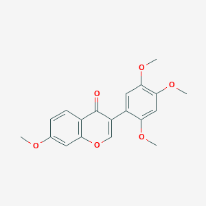 molecular formula C19H18O6 B1218713 7,2',4',5'-Tetramethoxyisoflavone CAS No. 4253-02-5