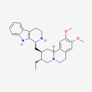 molecular formula C29H37N3O2 B1218714 Deoxytubulosine CAS No. 2632-30-6