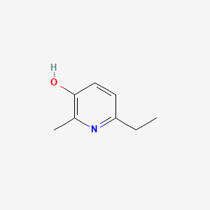 molecular formula C8H11NO B1218716 6-ethyl-2-methylpyridin-3-ol CAS No. 42451-07-0