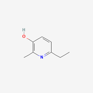 molecular formula C8H11NO B1218716 2-Methyl-6-ethyl-3-hydroxypyridine CAS No. 42451-07-0