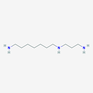 molecular formula C10H25N3 B1218719 1,7-Heptanediamine, N-(3-aminopropyl)- CAS No. 25712-59-8