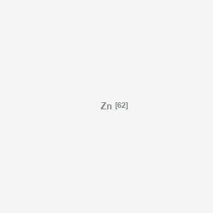 molecular formula Zn B1218723 Zinc Zn-62 CAS No. 14833-23-9