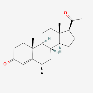 molecular formula C22H32O2 B1218739 6alpha-Methylprogesterone CAS No. 903-71-9