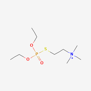 molecular formula C9H23NO3PS+ B1218750 Echothiophate CAS No. 6736-03-4