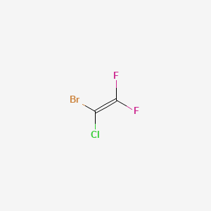 molecular formula C2BrClF2 B1218753 1-Bromo-1-chlorodifluoroethylene CAS No. 758-24-7