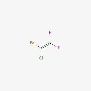 molecular formula C2BrClF2 B1218753 1-Bromo-1-chloro-2,2-difluoroethene CAS No. 758-24-7