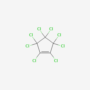 molecular formula C5Cl8 B1218754 Octachlorocyclopentene CAS No. 706-78-5