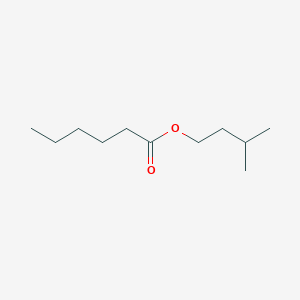 molecular formula C11H22O2 B1218756 3-Methylbutyl hexanoate CAS No. 2198-61-0