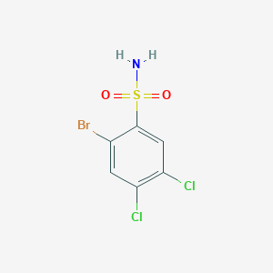 molecular formula C6H4BrCl2NO2S B12187572 2-Bromo-4,5-dichlorobenzenesulfonamide 