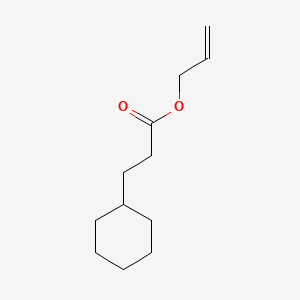 molecular formula C12H20O2 B1218758 Allyl cyclohexanepropionate CAS No. 2705-87-5