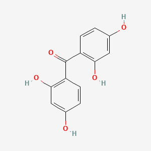 molecular formula C13H10O5 B1218759 2,2',4,4'-Tetrahydroxybenzophenone CAS No. 131-55-5