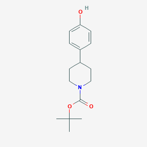 molecular formula C16H23NO3 B121876 tert-Butyl 4-(4-hydroxyphenyl)piperidine-1-carboxylate CAS No. 149377-19-5