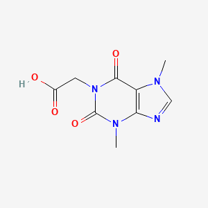 molecular formula C9H10N4O4 B1218762 1-Theobromineacetic acid CAS No. 5614-56-2