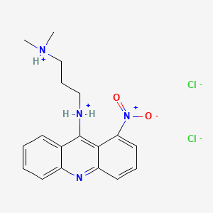 molecular formula C18H22Cl2N4O2 B1218764 Ledakrin CAS No. 6514-85-8