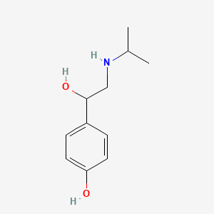 molecular formula C11H17NO2 B1218765 Deterenol CAS No. 7376-66-1