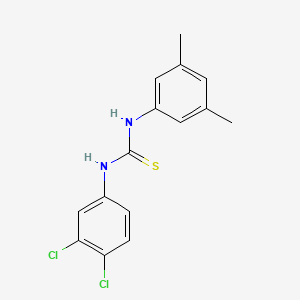 molecular formula C15H14Cl2N2S B1218768 1-(3,4-Dichlorophenyl)-3-(3,5-dimethylphenyl)thiourea 