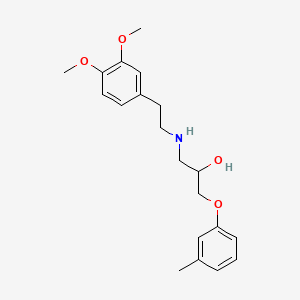 molecular formula C20H27NO4 B1218773 Bevantolol CAS No. 59170-23-9